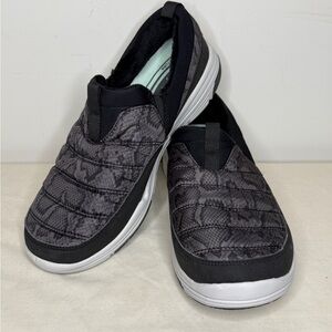 Ryka Black Quilted Slip-On Women's Shoes